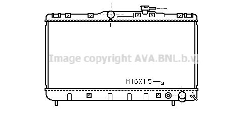 AVA QUALITY COOLING Радиатор, охлаждение двигателя TO2145